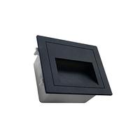 3W Wall Lamp Underground Waterproof LED Step Lamp Outdoor Foot Lamp Embedded Corner Wall Lamp Outdoor Garden Lamp (款式 Style : Induction) (No induction)