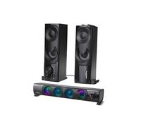 3Wx2 computer soundbar, LED, USB 5v, line-in, AC955 enceinte