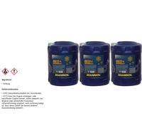3x 10 Litre Mannol Antigel Type G13 + Advanced Antigel -40°C Jaune