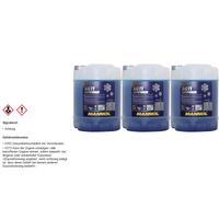 3X 10 Litres MANNOL Antigel De Radiateur Type G11 Longue Durée AG11 -40°C Bleu