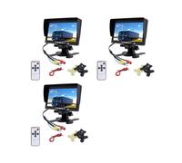 3X 12V-24V 7 Pouces TFT LCD Couleur HD Moniteur pour Voiture Camion CCTV Caméra de Recul vue Arrière