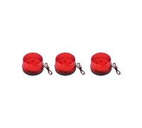 3X 12V Alarme LED Flashing Strobe Lumiere pour Systeme de Securite Domestique Rouge
