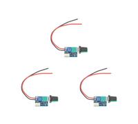 3X 12V Réglable 0%- PWM Régulateur de Vitesse Du Ventilateur avec Interrupteur à Bouton Régulateur de Vitesse Du Ventilateur à 4 Fils Réduction