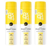 3X 150Ml 8X4 Anti-Transpirant Splashy Citrus N°16 Protection 48H Spray