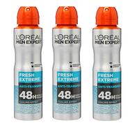 3x 150ml L'Oréal Men Expert 48h Frais Extrême Deo Spray Sèche Antiperspirant
