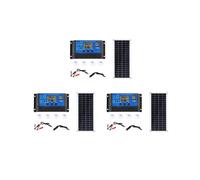 3X 15W Panneau Solaire 12-18V Cellule Solaire Panneau Solaire pour TéLéPhone RV Voiture MP3 PAD Chargeur Batterie ExtéRieure A