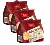 3X 16 Dosettes De Café Melitta Bella Crema Intenso Café Torres 100% Arabica