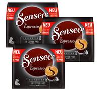 3X 16 Senseo Cafés En Dosettes Type Espresso Intensif Et Fort Grain Fin Force 10
