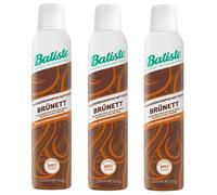 3X 200Ml Batiste Shampoo Sec Avec Couleur Brunette Cheveux Frais Cache Racines