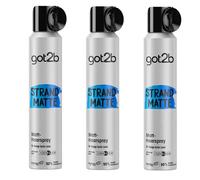 got2b Laque pour cheveux de plage mat (100 ml) pour homme donne un look mat de surfeur, spray coiffant pour un style de surfeur encore meilleur et une tenue plus longue, sans alourdir