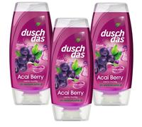 3x 225ml Duschdas Acai Berry Gel Douche Parfum Fruité Intense