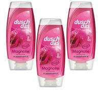 3X 225Ml Gel Douche Magnolie Avec Parfum De Magnolie Sans Microplastique Neutre