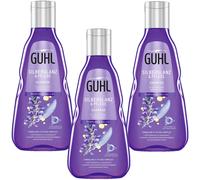 3x 250ml Guhl Argent Brillant & Soin Shampooing Purpursalbei Huile Gris &