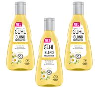3x 250ml Guhl Blond Fascination Color Gloss Shampooing Avec Camomille Natürlichs