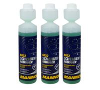 3X 250ML MANNOL 5022 Nettoyant Pour Vitres 1:100 Concentré De Nettoyage