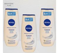 3x 250ml NIVEA Crème Doux Cremedusche ( de Douche) Vitamine Ph Peau Neutre