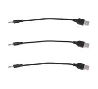 3X 3.5mm Audio AUX Jack USB 2.0 Male Chargeur Cable Adaptateur Cordon pour Voiture MP3