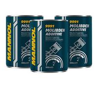3x 300ml Mannol Additif de Molybdène 9991 Lot Anti-reibung MOS2 Dans L'Huile