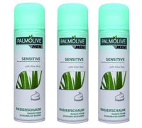 3X 300Ml Palmolive Men Sensible Crème À Raser Aloe Vera Protège La Peau