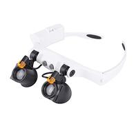 3X, 4X, 5X, 6X, 7X, 10X Bandeau Lumineux avec Double Oeil Lumineux avec loupe, loupe avec Objectif remplaçable, pour Lecture, réparation électronique de la Montre