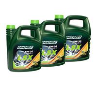 3x 5 Litre FANFARO 5W30 Lsx Huile Longue Vie 3 VW 504 00 507 00 BMW LL-04 MB