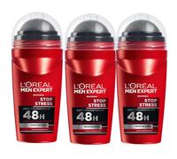 3X 50ML L'Oréal Men Expert Stop Stress Anti Transpirant 48H XXL Roll On