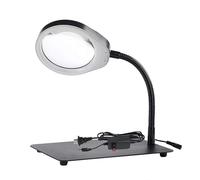 3X 5X 8x10x Magrand de Bureau Lampe MALLAGNE Leur avec LUMIÈRE ET Support avec LUMBRE STEPPECTS Step sans étape, col de Cygne réglable pour la Lecture, Fermer Work, Hobbies