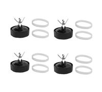 3X 7 Ailettes, Compatibles for Ninja, Pièces De Rechange De Lame De Mélangeur, Compatibles for Nutri, Lame D'extracteur De Mélangeur Auto Iq Bl682-30 Bl642-30 Accessoires pour presse-agrumes