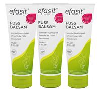 3X 75ML Efasit Baume Pour Les Pieds Hydrate Rafraîchit Les Pieds Désodorise