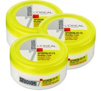 3X 75ML L'Oréal Paris Studio Line Pâte Modelante FX 24H Effet Décoiffé
