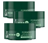 3X 75ML Schwarzkopf Taft Pâte De Modelage 24H Argile Force 5 Fini Mat #02