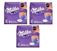 3X 8 Pads Senseo Milka Chocolat Sans Café Pour Double Support Plaisir