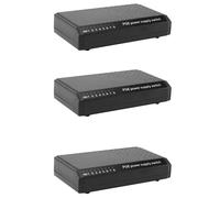 3X 8 ports 6+2 POE Switch Injector Power Over RJ45 Ethernet sans adaptateur secteur Famille de systèmes de réseau 10/100M
