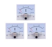 3X 85C1 Cadran de RÉGlage PrÉCis VoltmÈTre Analogique, Jauge CC 0-15V