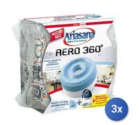 3x Absorbeur D’Humidité Henkel'Ariasana Aero 360, Modèle 1680991, pour Rooom