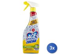 3X ACE Dégraissant À Gâchette 600 ML. Cuisine