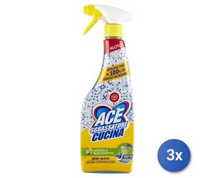 3X ACE Dégraissant À Gâchette 600 ML. Cuisine