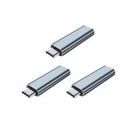3X Adaptateur D'Affichage Virtuel USB Type-C DDC EDID Prise Factice Émulateur D'Affichage Fantôme Sans Tête Charge Factice 4K à 60 Hz