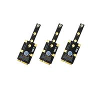 3X Adaptateur de Clé PCI-E Vers M.2 M PCIExpress Vers NVME SSD Convertisseur Riser Board Carte D'Extension pour 2230 2242 2260 2280