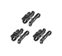 3X Adaptateur de TréPied pour Montage de TêTe de Boule à Pince de PlongéE à Clip Papillon CNC pour Appareils Photo SLR Go Pro 7 Sports