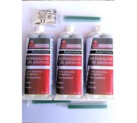 3x Adhésif Bi-Composant 50 ml - Réparation Plastique Haute Résistance - Colle Époxy 2 Composants pour ABS, PVC, Pare-chocs et Carrosserie - Usage Professionnel Auto Moto Atelier