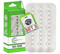 3x Ailette de Tambour de Machine a Laver 184x43x40mm C00065463 pour Indesit