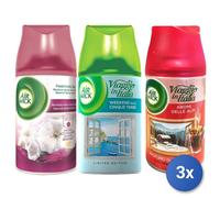 3x Air Wick Déodorant Pour Environnement Et Distributeur Automatique 250 ML Flie