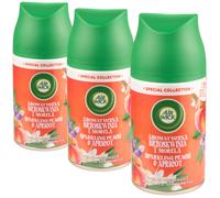 3x Air Wick Freshmatic Pêche-Morange Recharge 250ml | Arôme avec un parfum tropical qui vous laisse dans votre imagination