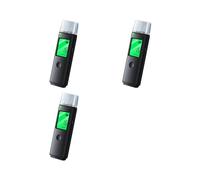 3X Alcootest Rechargeable Testeur D'Éthylotest Portable pour les Particuliers et les Maisons Testeur D'Insufflation au Volant en État D'Ébriété