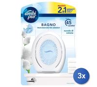 3X Ambi-Pur Désodorisant Gel Pour La Maison Coton
