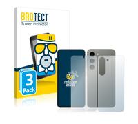 3x Anti Reflet Protection Ecran Verre pour Samsung Galaxy S23 (Avant+Arrière)