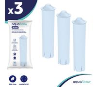 3x Aquafloow bleu filtre à eau pour les machines à café Jura Impressa, Ena Giga Classic