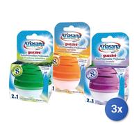 3X Absorbeur D'Humidité Henkel ARIASANA Parfumé, Modèle 1069048, Pour Espaces Et