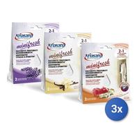 3x Ariasana Absorbeur D’Humidité Minifresh Énergie Fruité 100G